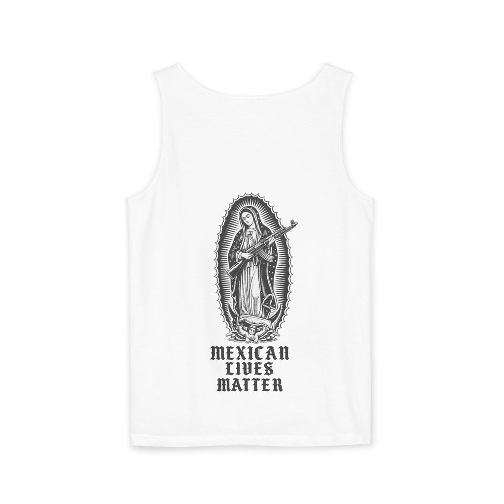 Our Lady of Guadalupe illustration Tank Top | Mexican Lives Matter graphic
