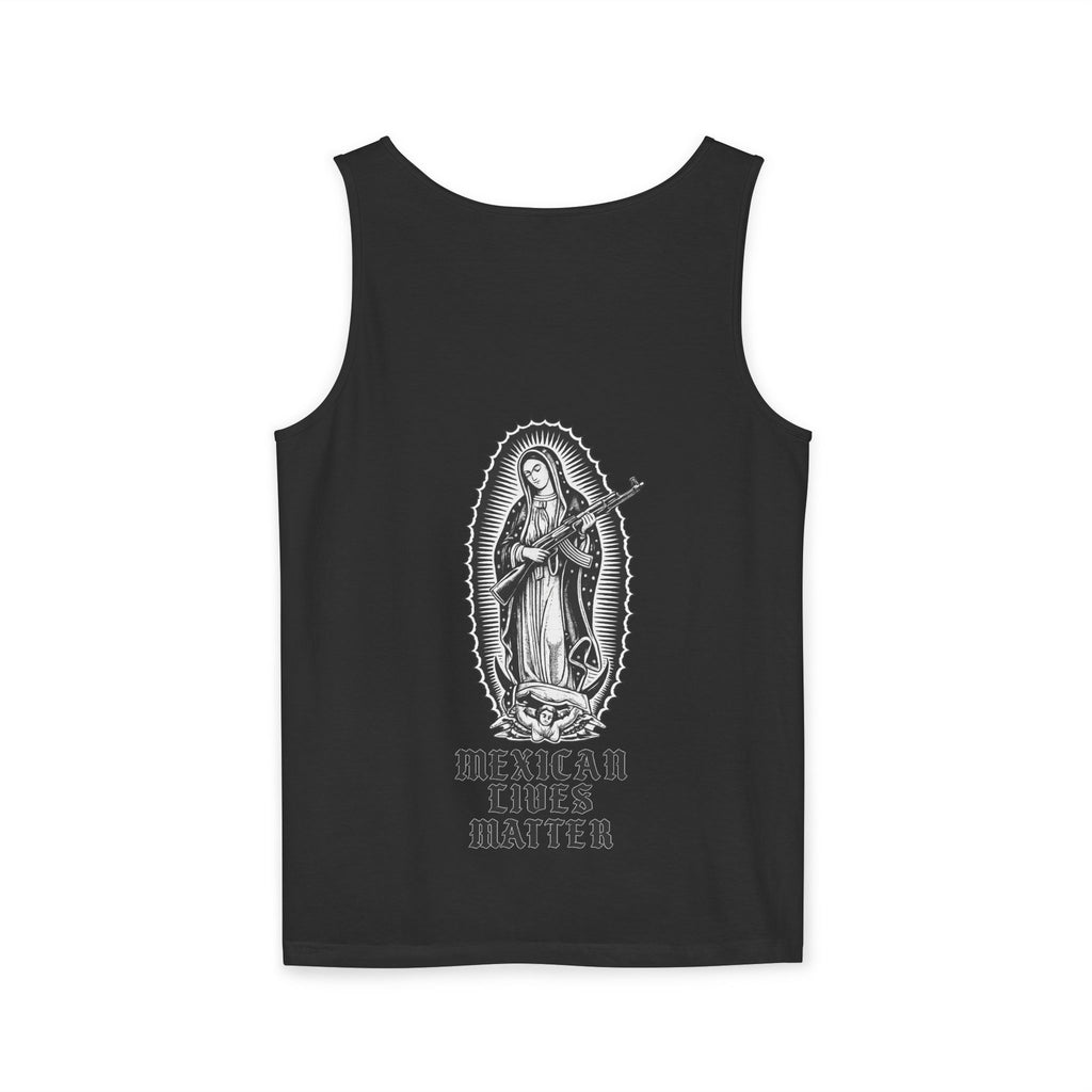 Our Lady of Guadalupe illustration Tank Top | Mexican Lives Matter graphic