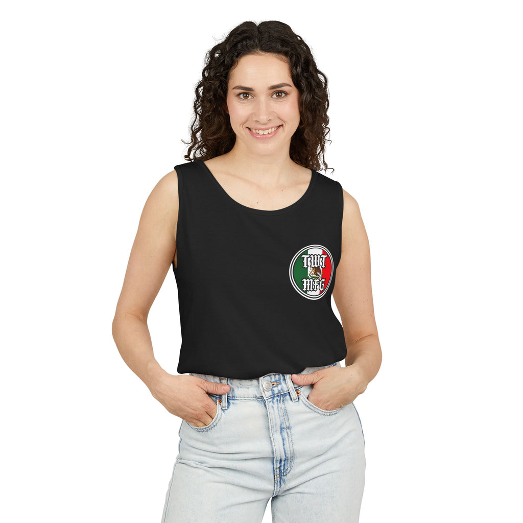 Our Lady of Guadalupe illustration Tank Top | Mexican Lives Matter graphic
