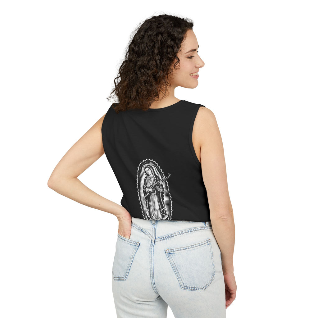 Our Lady of Guadalupe illustration Tank Top | Mexican Lives Matter graphic
