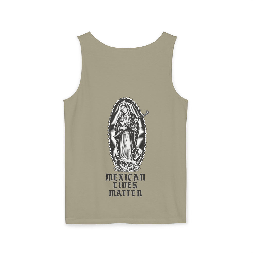 Our Lady of Guadalupe illustration Tank Top | Mexican Lives Matter graphic