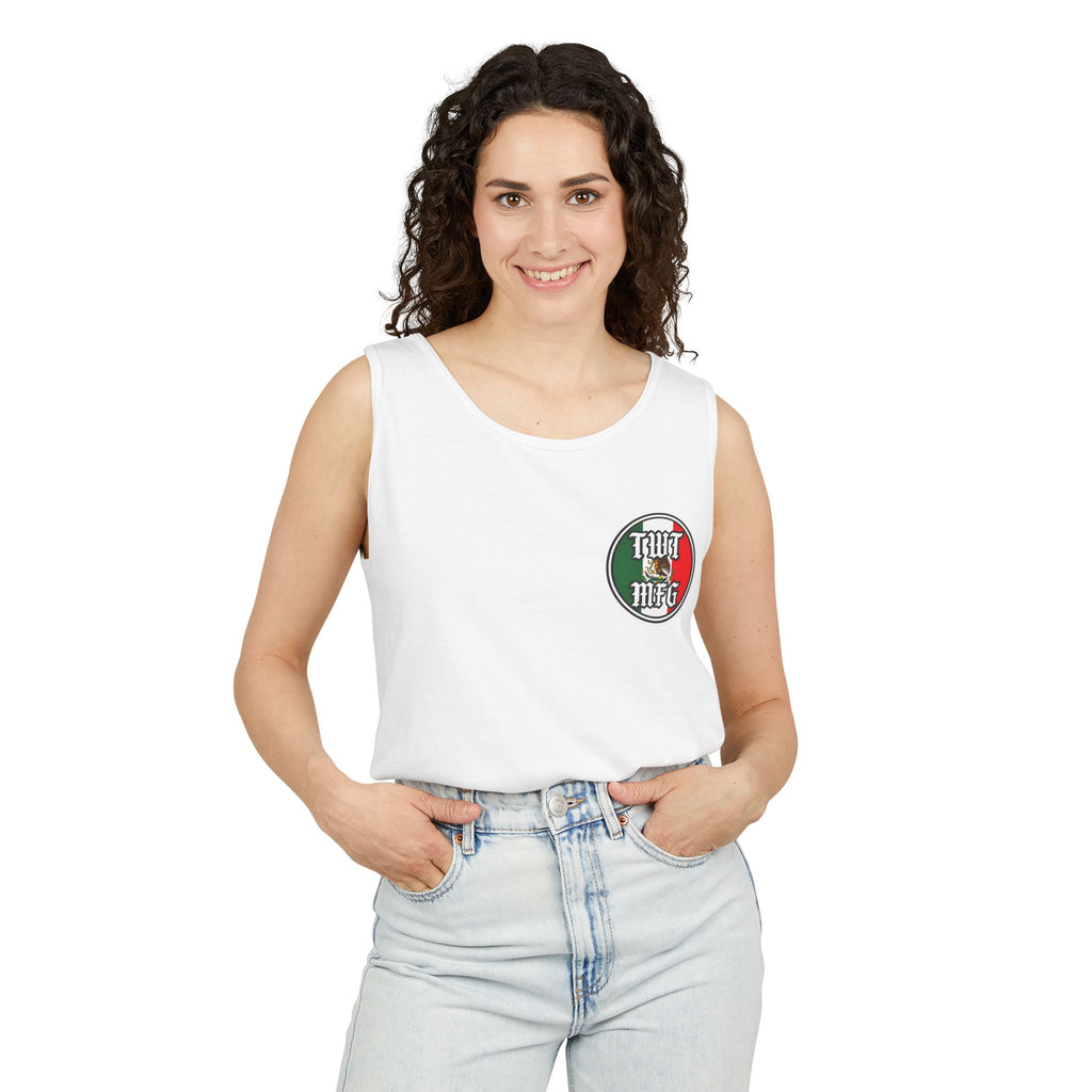 Our Lady of Guadalupe illustration Tank Top | Mexican Lives Matter graphic
